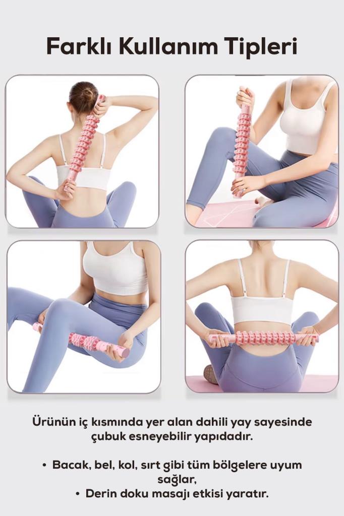 Esnek Gövdeli Masaj Çubuğu