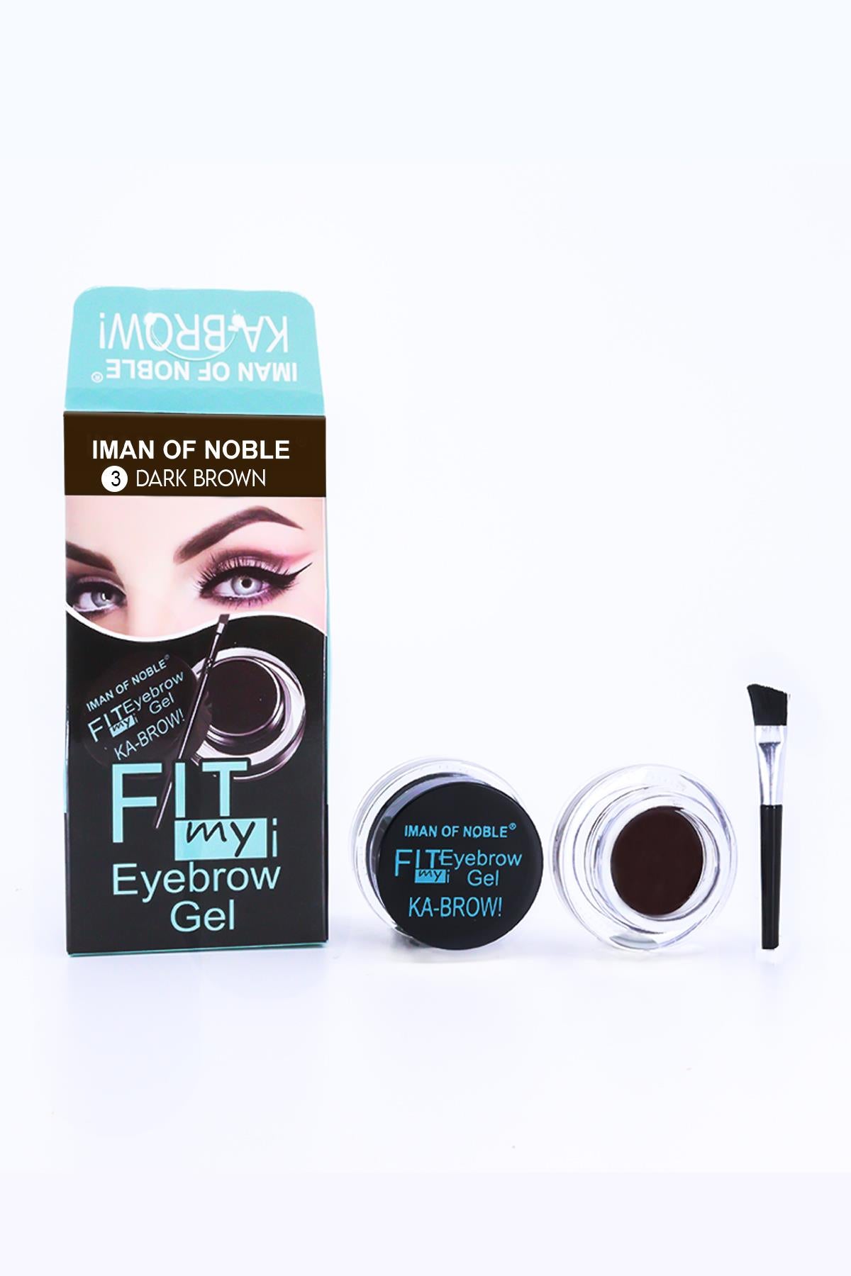 Fit My Eyebrow Gel Kaş Jeli Koyu Kahverengi