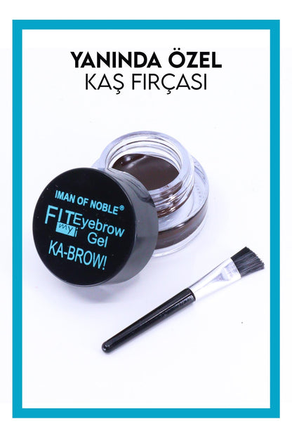 Fit My Eyebrow Gel Kaş Jeli Koyu Kahverengi