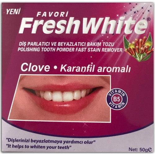 Fresh White Karanfil Diş Tozu