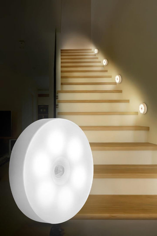 Hareket Sensörlü Beyaz Led Işık Lamba