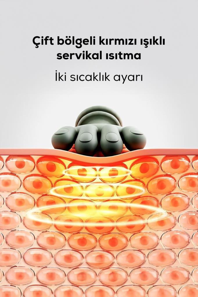 Isıtmalı El Şekilli Taşınabilir Şarjlı Masaj Cihazı- Boyun, Sırt, Bacak ve Omuz
