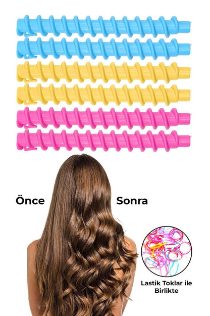 Kalın Model Spiral Saç Kıvırma Aparatı