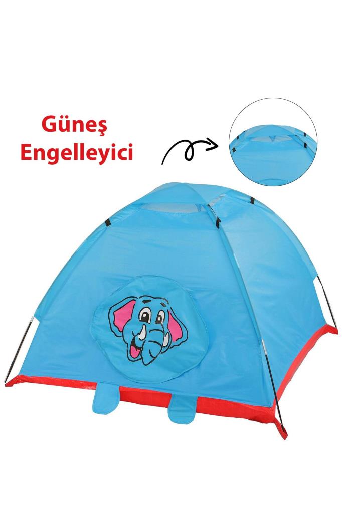 Katlanabilir Çocuk Oyun Çadırı Fil Desenli