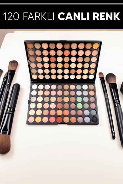 (KIRILABİLİR) 120'li Sedefli Mat Far Paleti