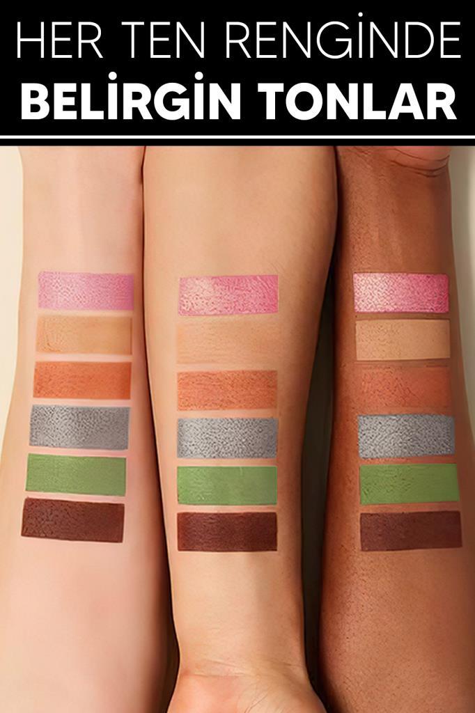 (KIRILABİLİR) 120'li Sedefli Mat Far Paleti