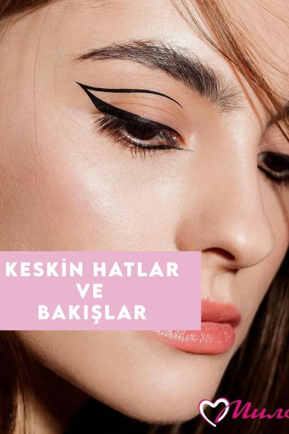 (KIRILABİLİR) 4'lü Gel Eyeliner Yatay Kutulu