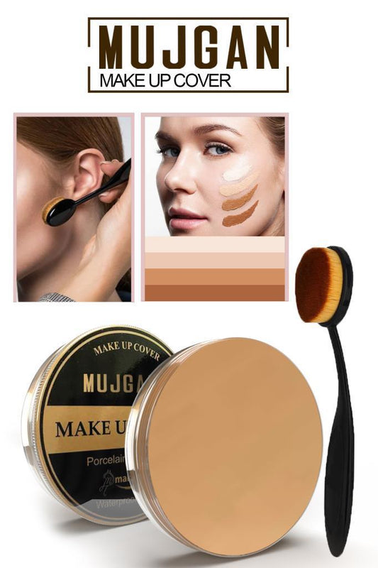 Make Up Cover Porselen Kapatıcı - 211 + Klasik Kaşık Fırça