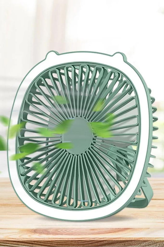 Masaüstü Led Işıklı Fan