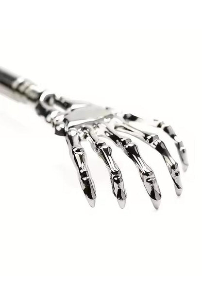 Metal El Şekilli Ayarlanabilir Sırt Kaşıma Çubuğu Mor