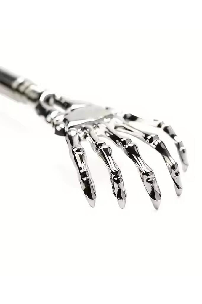 Metal El Şekilli Ayarlanabilir Sırt Kaşıma Çubuğu Siyah