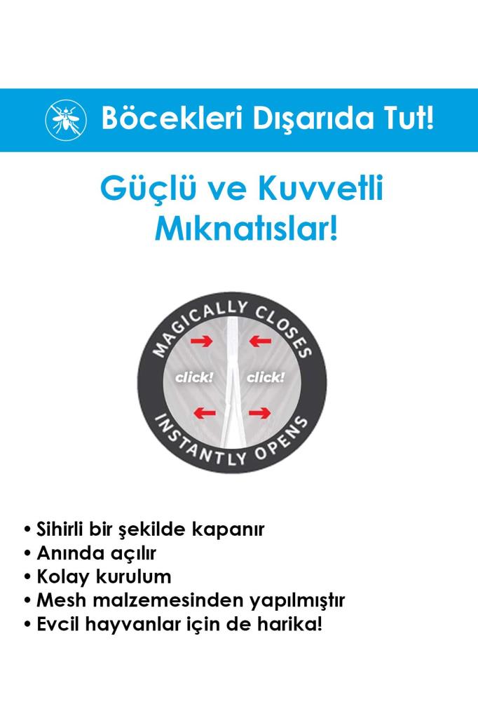 Mıknatıslı Kapı Sinekliği 210x100 CM