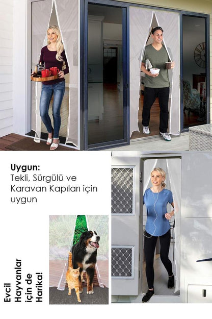 Mıknatıslı Kapı Sinekliği 210x100 CM