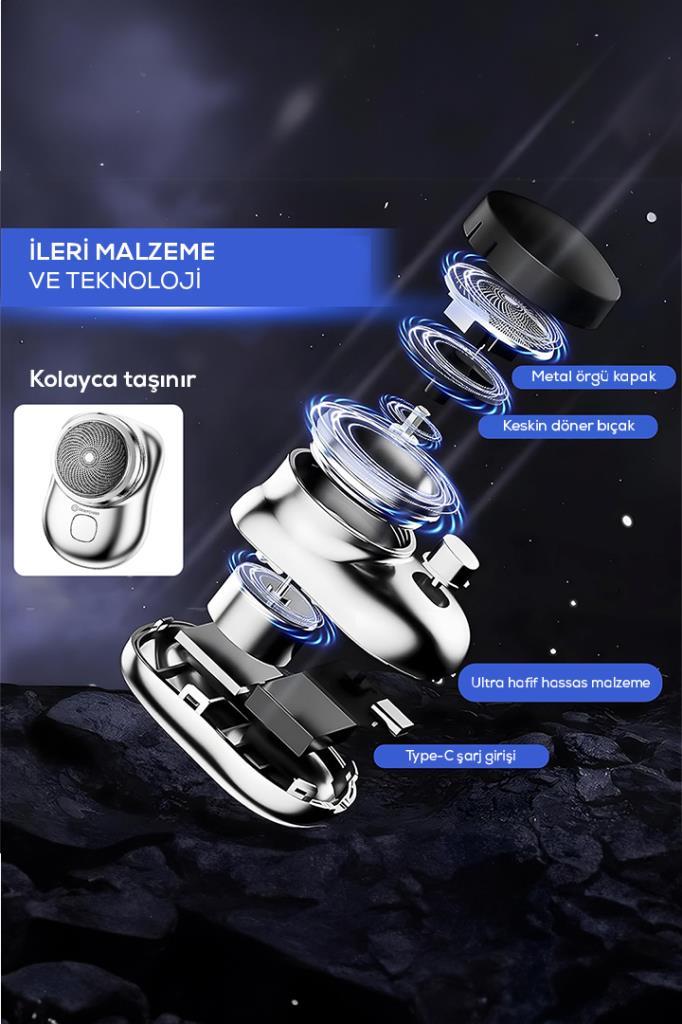 Mini Taşınabilir Tıraş Makinesi