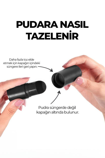 Beyaz Saçlar İçin Kapatıcı Stick Siyah