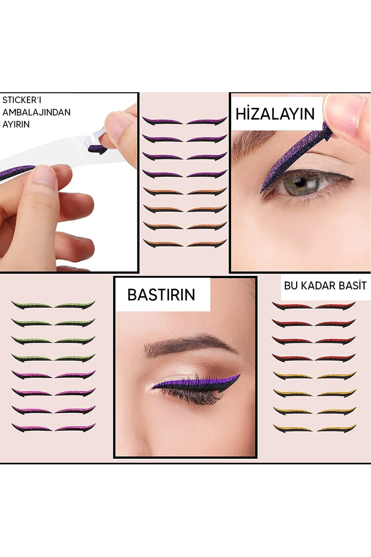 5'li Klasik Yapışkanlı Eyeliner