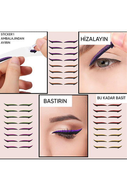 5'li Klasik Yapışkanlı Eyeliner