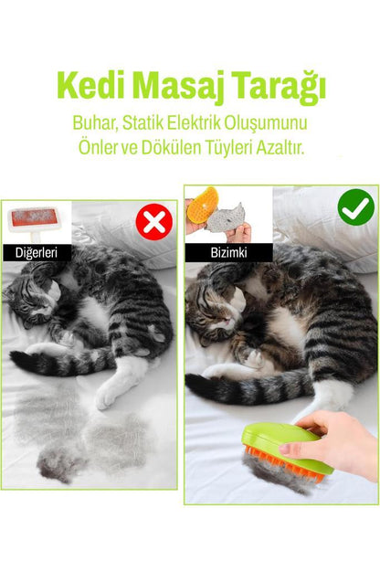 Şarjlı Buharlı Tüy Toplama Fırçası