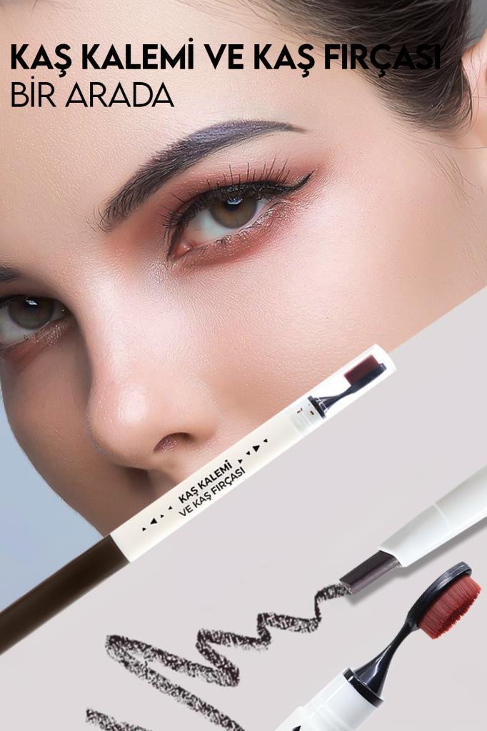 Siyah Kaş Kalemi - İnci Aksesuarlı Eyeliner- Vücut Simi Seti