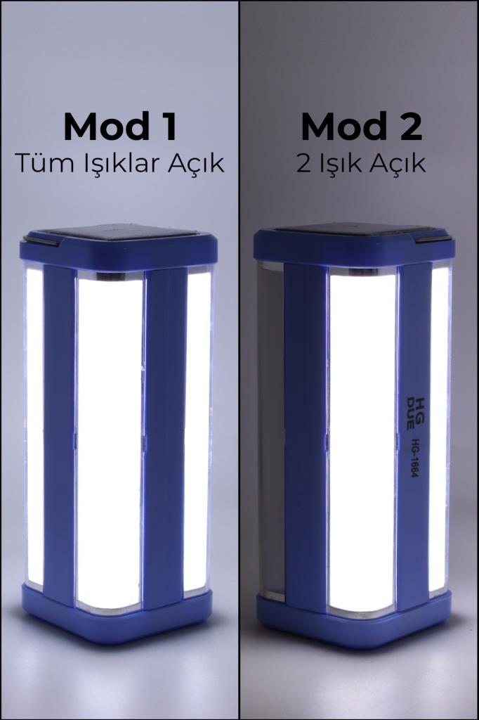 Solar Enerjili Asılabilir LED Kamp Lambası
