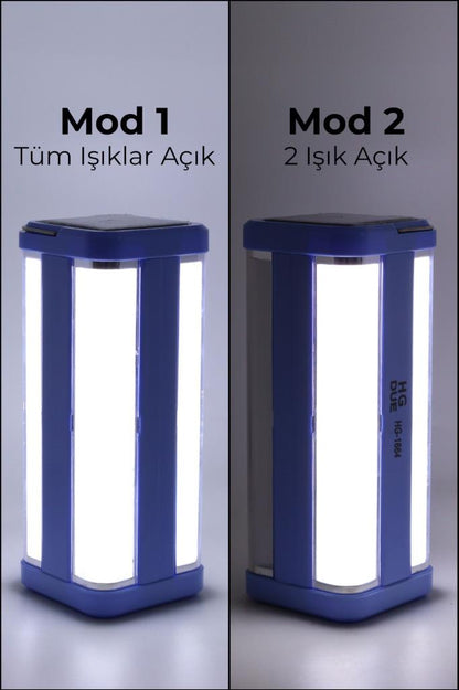 Solar Enerjili Asılabilir LED Kamp Lambası
