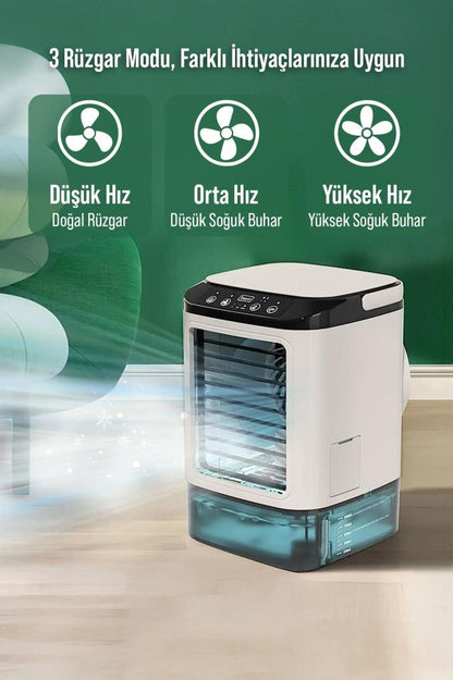 Su Ve Buz Hazneli Mini Soğutucu Klima