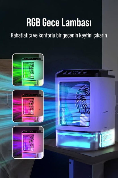 Su Ve Buz Hazneli Mini Soğutucu Klima