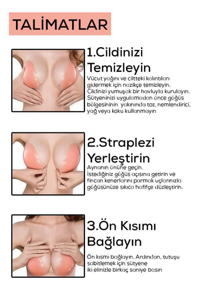 Ten Rengi Straplez Sütyen