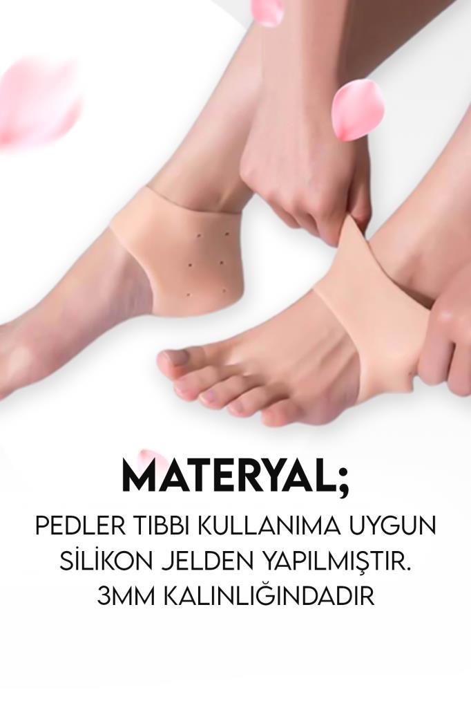 Topuk Koruyucu Tabanlık Topuk Dikeni Çatlağı Giderici Topuk Çorabı