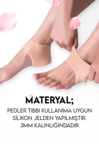 Topuk Koruyucu Tabanlık Topuk Dikeni Çatlağı Giderici Topuk Çorabı