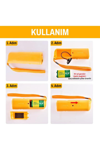 Ultrasonik Köpek Uzaklaştırıcı Cihaz