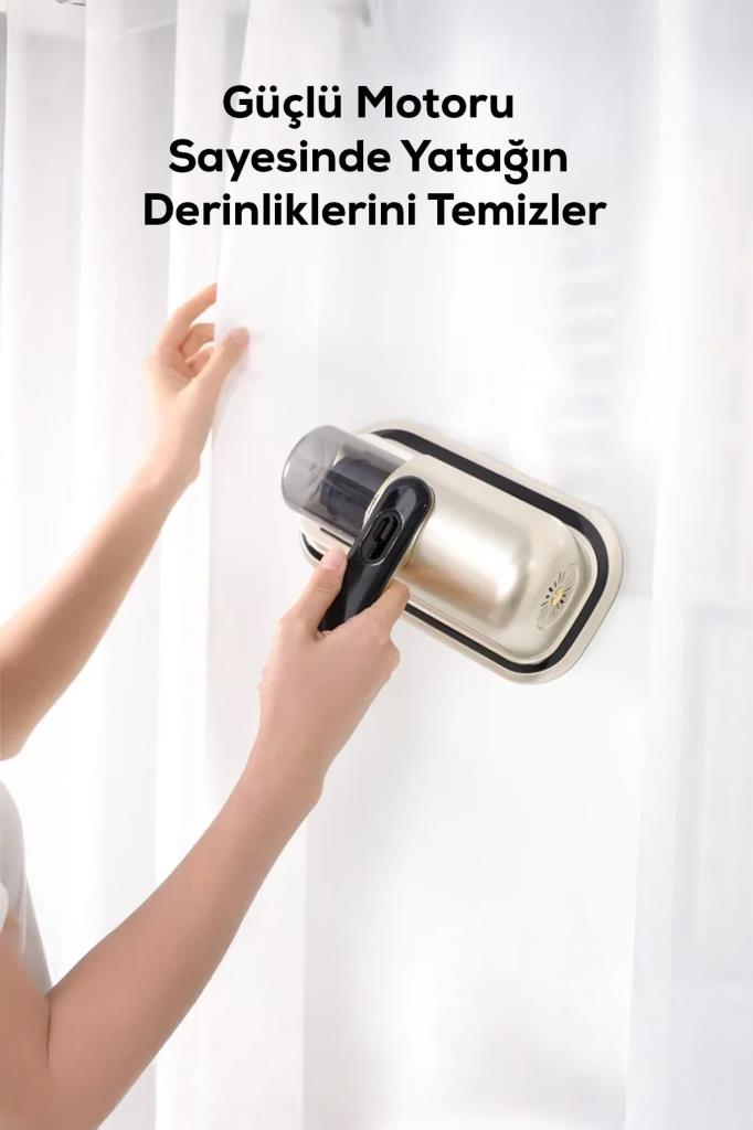 UV Işık Teknolojili Güçlü Motorlu Akar Temizleme Cihazı - %99,9 Akar Giderme Özellikli