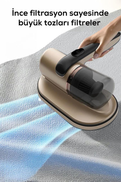 UV Işık Teknolojili Güçlü Motorlu Akar Temizleme Cihazı - %99,9 Akar Giderme Özellikli