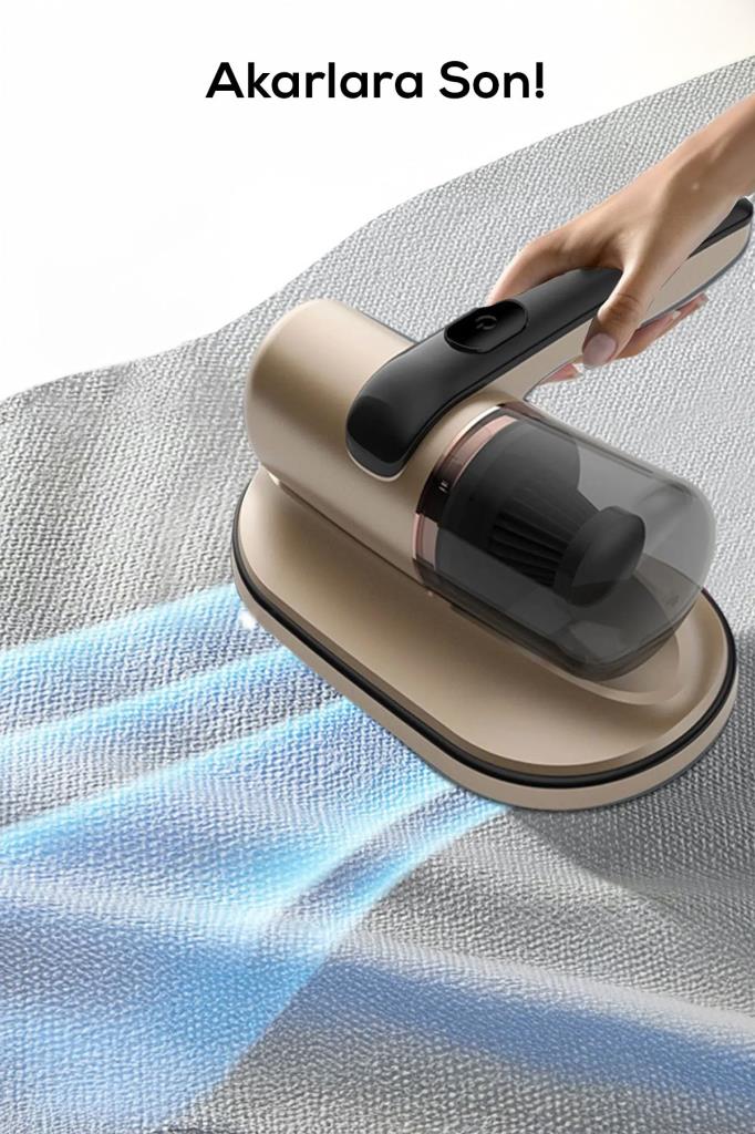 UV Işık Teknolojili Güçlü Motorlu Akar Temizleme Cihazı - %99,9 Akar Giderme Özellikli