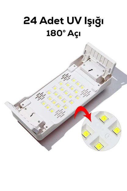 UV Led Işıklı Oje Kurutucu Ve El Yastığı