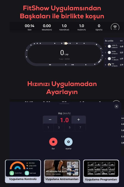 Katlanır Koşu Bandı