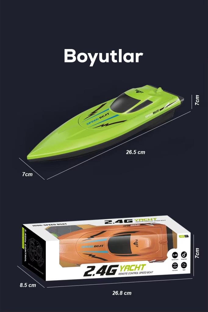 Uzaktan Kumandalı Sürat Teknesi