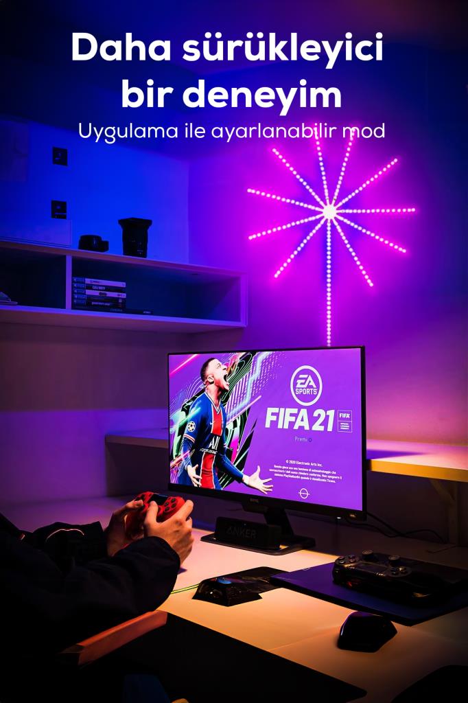 Uzaktan Kumandalı Uzun Şerit RGB LED Işık