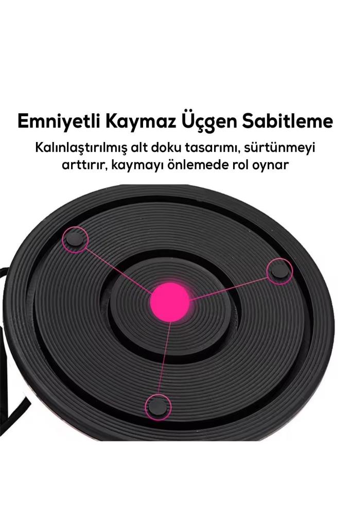 Vücut Şekillendirici Bel, Kalça ve Karın İçin Denge ve Fitness Aleti Mor