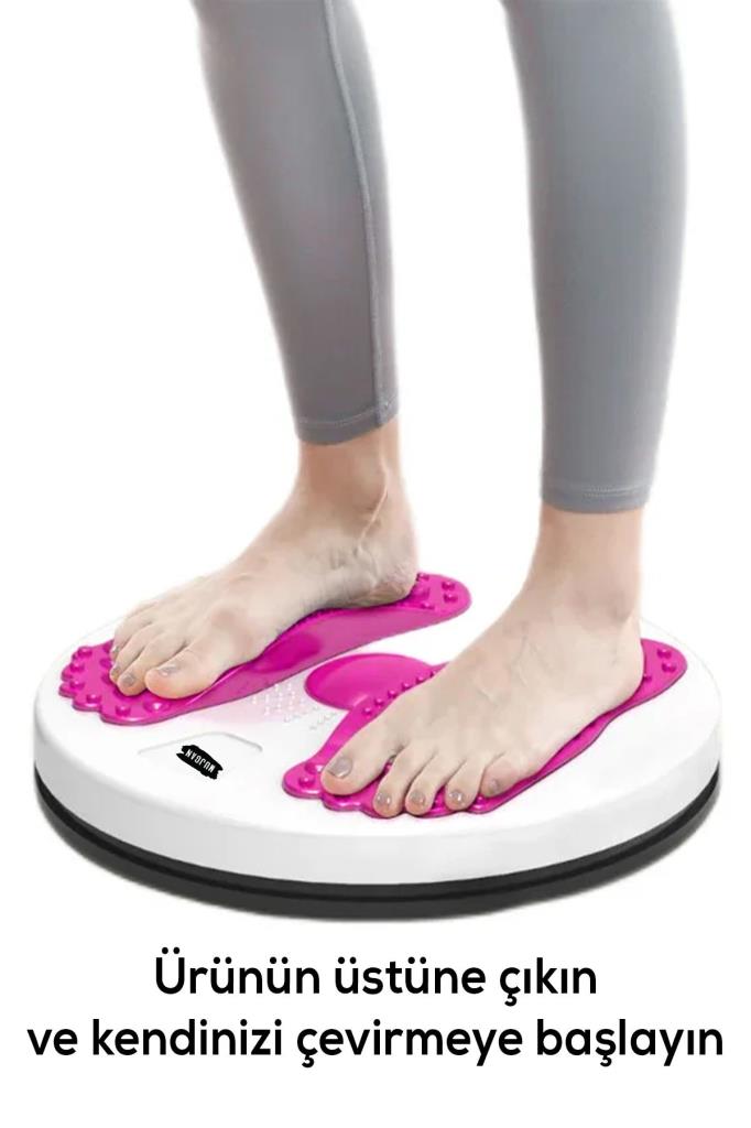 Vücut Şekillendirici Bel, Kalça ve Karın İçin Denge ve Fitness Aleti Mor