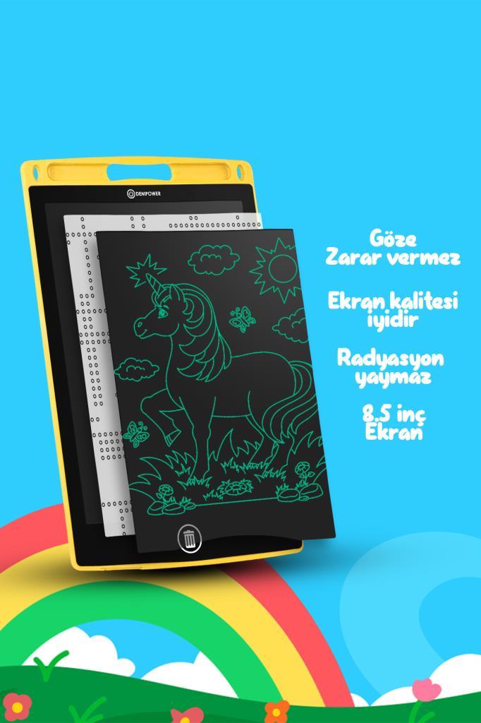 DP-77 Sarı Dijital Kalemli Yazı Çizim Tableti
