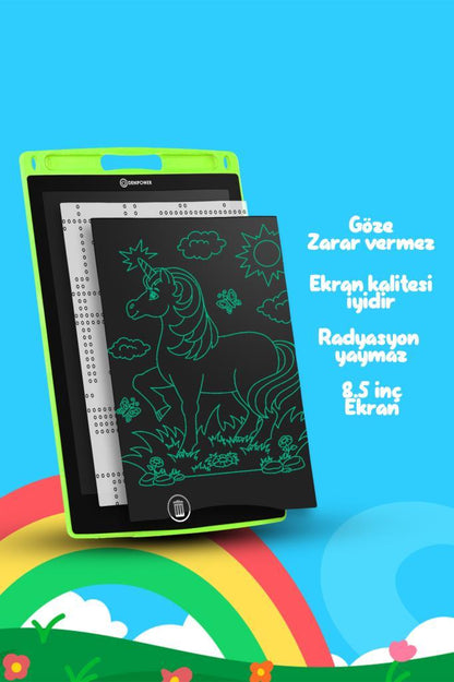 DP-77 Yeşil Dijital Kalemli Yazı Çizim Tableti