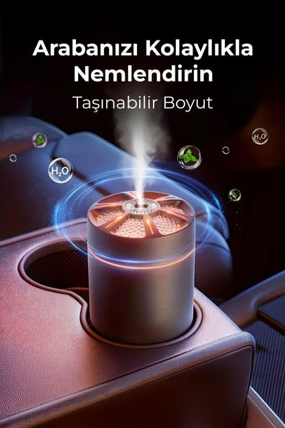 Yuvarlak Petek Tasarımlı RGB Buhar Makinesi 180ML